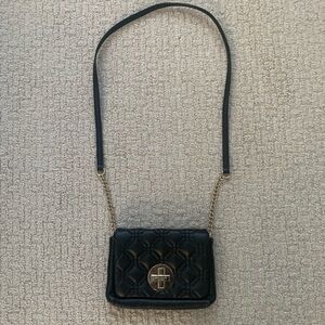 Kate Spade Black and Gold Crossbody Bag
